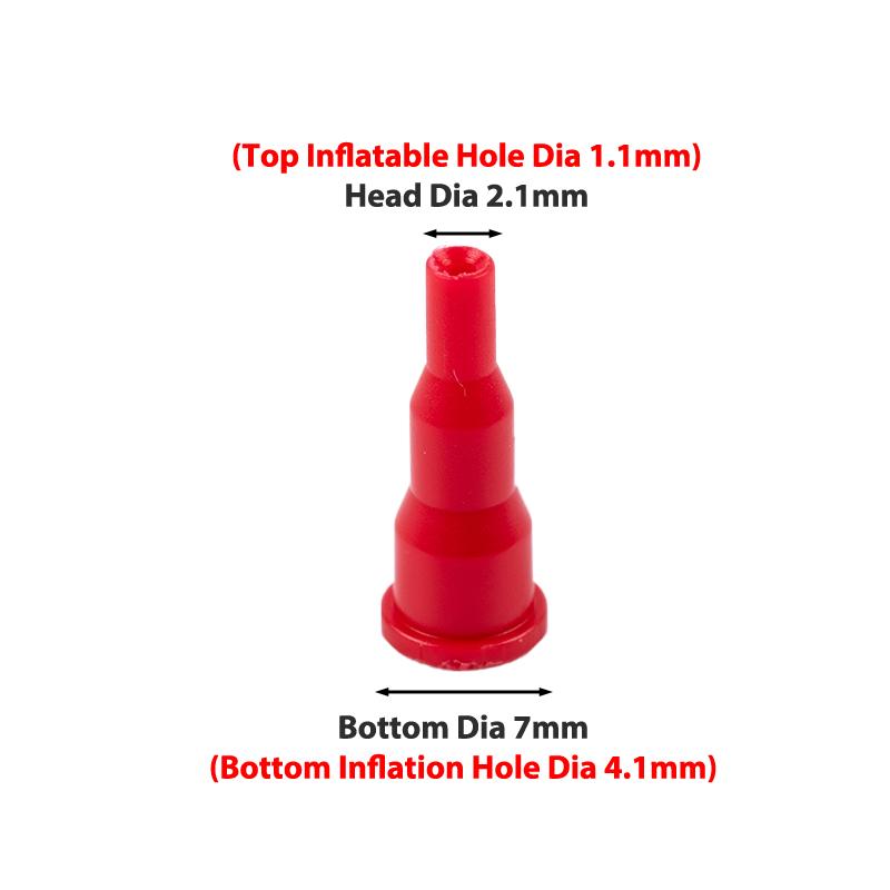 3 Pcs Reusable Inflatable Head For Cigarette Lighter Fill Butane Gas Adapter