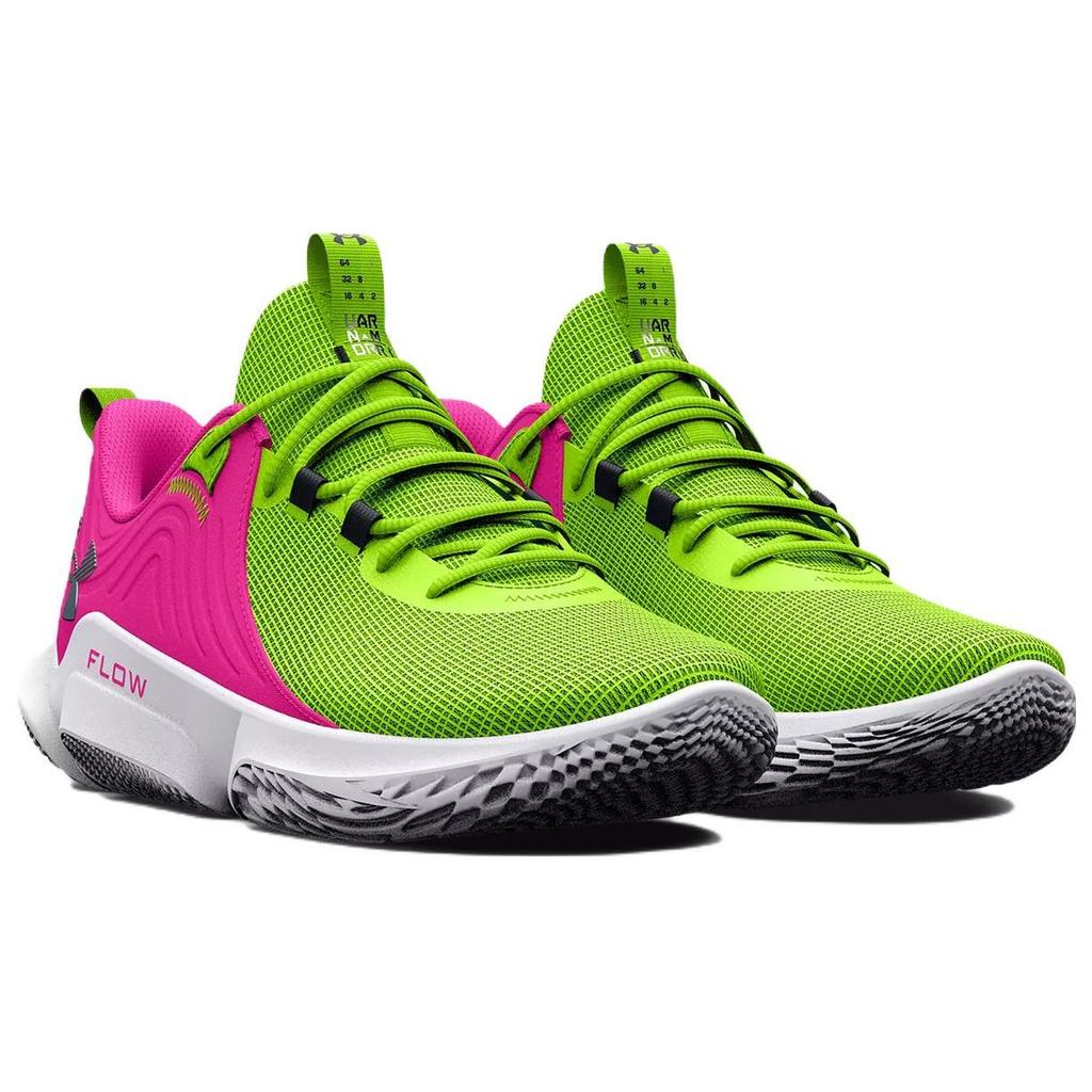 Under Armour Кроссовки унисекс Flow FUTR X 2 Lime Surge Rebel Pink Green 3026288-300