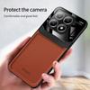 EUCAGR Чехол из акриловой ПУ-кожи для Xiaomi 14T 14TPro Защита камеры Задняя крышка телефона для Xiaomi 15 Ultra 15S Pro Рамка Coque