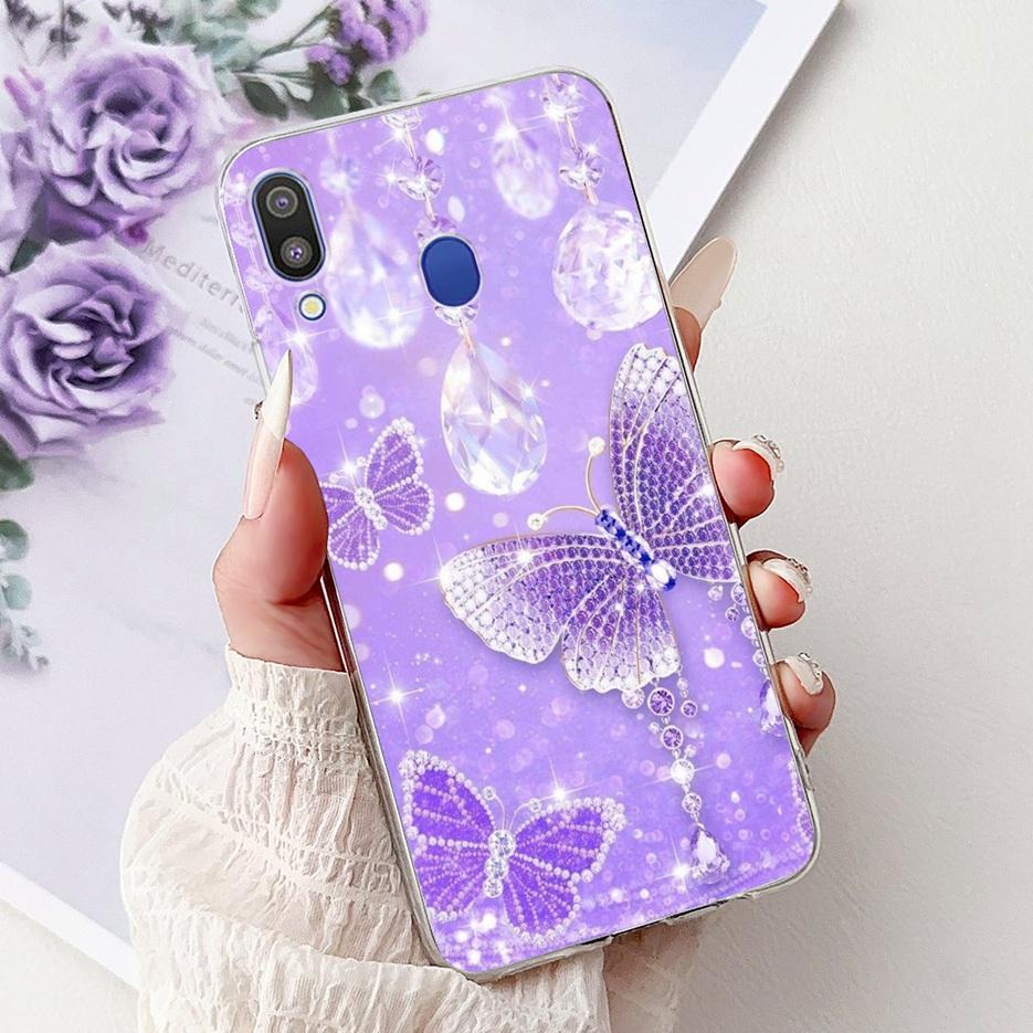 Для Samsung Galaxy M10 M20 M30 Чехол Новая Мода Расписная Крышка Прозрачный Силиконовый Мягкий Тонкий Чехол для Телефона Для Samsung M10 M20 M30 Fundas