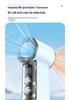 T242 High-Speed Handheld Fan with Night Light - Portable, Digital Display, Multi-Speed Turbo Fan for Outdoors
