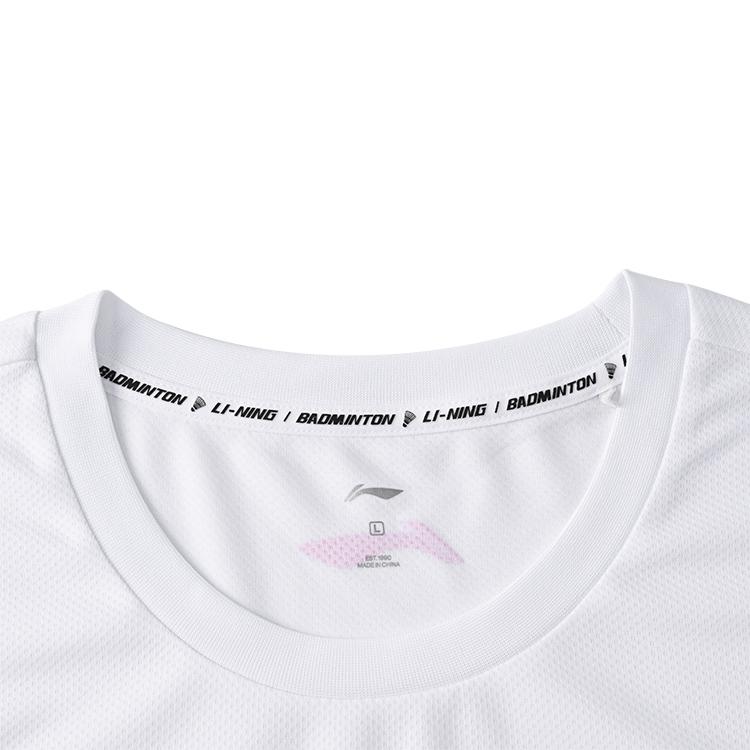 Футболка унисекс Li Ning Badminton Collection Белая ATSV627-2
