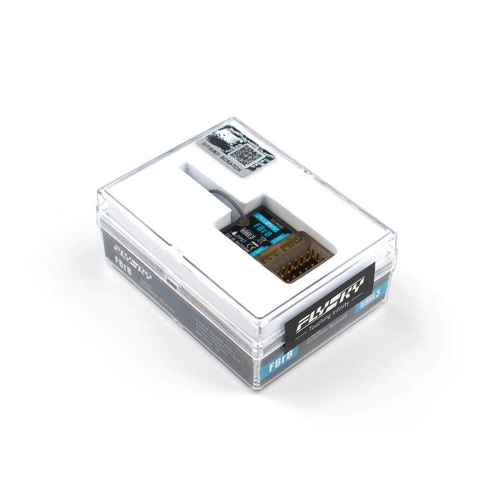 Flysky FBr8 2.4GHz 8CH Receiver AFHDS 3 System Supports Single Bidirectional Transmission PWM PPM i BUS2 S.BUS i BUS