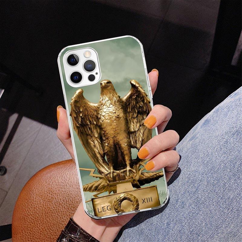 SPQR Roman Imperial Legionv Phone Case For iPhone 17 Air 16 Pro Max 16E 15 + 14 Plus 11 12 13 Mini 7 8 SE Gift Print Cover Funda