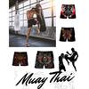 Japanese Samurai Mask Warrior Ghost Muay Thai Boxing Kickboxing Shorts 3D Print Training Unisex Men Women Fitness Gym Sport Workout Casual Streetwear