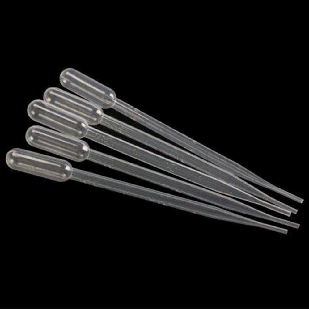 Disposable Multi-function 100Pcs Eye Dropper Plastic Practical Pipettes Dropper Graduated Transfer
