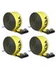 Winch Straps, 10.2 Cm X 9.1 M, 2722 Kg Load Capacity, 8165 Kg Break Strength, Truck Straps with Flat Hook