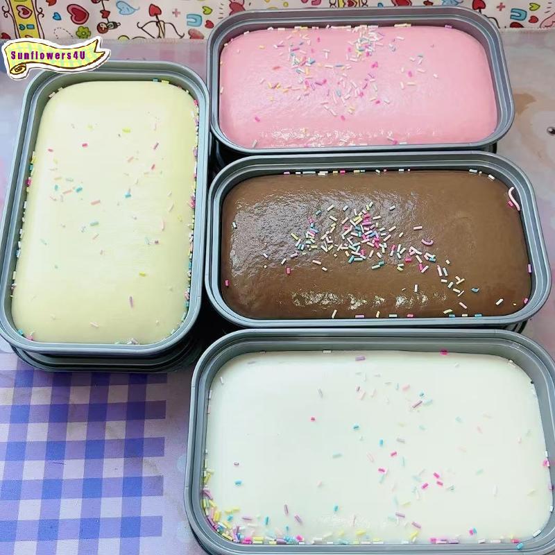 Коробка Торт Сквиши Игрушка Медленно Поднимающаяся Портативная Сжималка Фиджет Игрушка Снятие Стресса Для Улицы Время Ожидания Расслабление