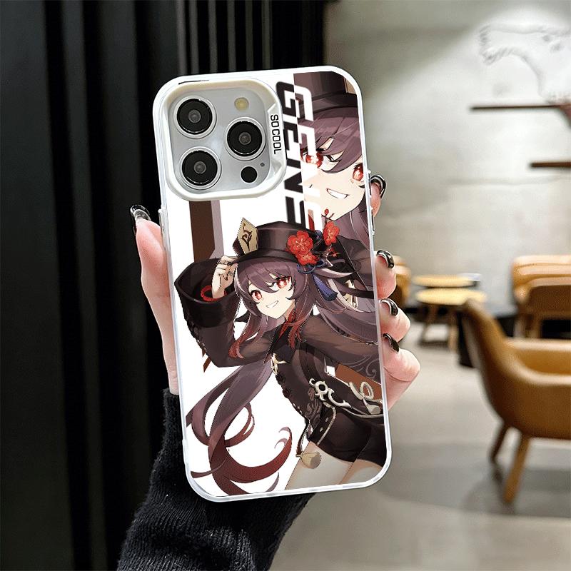 Мягкий чехол для телефона Genshin Impact Design для iPhone 15 16 17 Pro Max 17Air 16E 14 Plus 13 12 Mini Ударопрочный чехол Задняя крышка