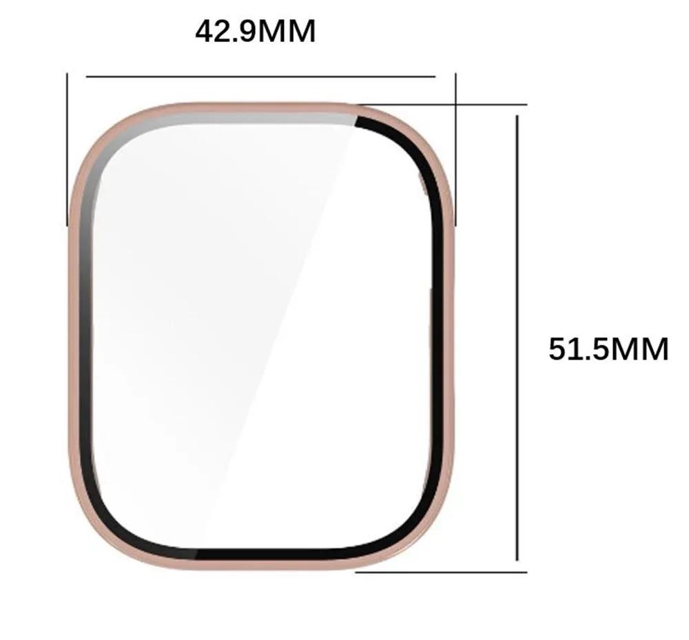 Чехол для корпуса + Закаленное стекло для умных часов Redmi Watch 5 Active Защитная пленка от царапин Бампер Защитный чехол для Redmi Watch 5 Lite