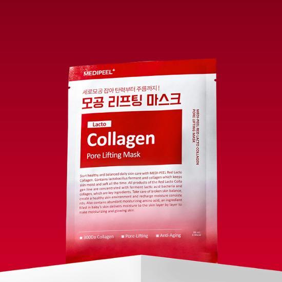 Medipeel Красная лакто-коллагеновая маска для лифтинга пор (1 лист)
