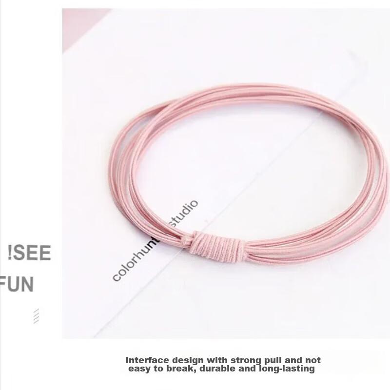 Hair Ties, 10-Pack Mixed Colors, Hair Bands, Elastic Hair Ties, Rubber Bands, Hair Accessories