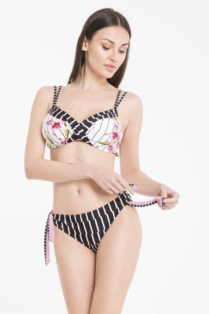 Купальник с уплотнённой чашкой, плавки слип David (73304)