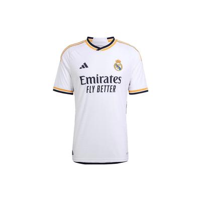adidas Домашняя аутентичная майка Real Madrid 23/24 белого цвета для мужчин в уличной одежде IA5139