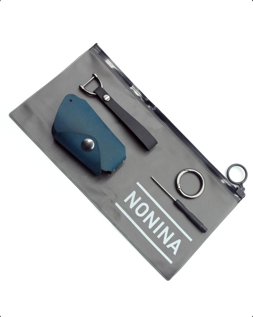 [NONINA] Genuine Leather Key Case, Made in Japan for Toyota RAV4 C-HR Prius, Corola,