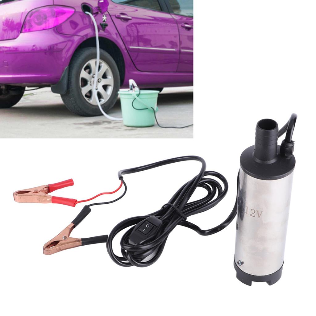 DC 12V 51mm съемный погружной дизельный топливный насос для воды и масла электрический