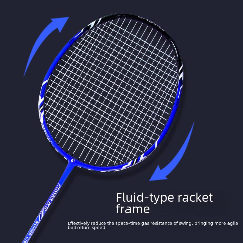 Набор ракеток для бадминтона из углеродного волокна Weiyan: Прочный, атакующий комбинезон для тренировок и соревнований взрослых. В комплект входят две ракетки.