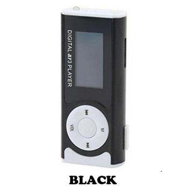 Перезаряжаемый музыкальный плеер с ЖК-экраном MP3 с наушниками, светодиодная поддержка внешней карты Micro Tf Sd