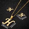 English Letter Necklace & Earring Set: Fashionable Jewelry for Women