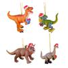 Christmas Dinosaur Car Decoration Pendant Tyrannosaurus Rex Christmas Tree Decoration Pendant Cartoon Animal Home Decoration