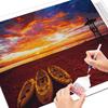 Алмазная картина 5D DIY Приморский Полный дрель Квадратная Алмазная вышивка Закат Картина горный хрусталь Пейзаж Настенный декор