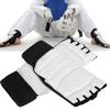 2pcs Breathable Mesh Martial Arts Foot Guard PU Fingerless Boxing Gloves  Kickboxing Practice