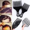 Curly Hair Anti-static Salon Styling Tool Hair Fork Brush Wide Tooth Comb Afro Hair Pick Comb