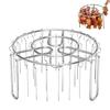 24 Skewers Air Fryer Stainless Steel Grill Vertical Skewer Hanging Oven Kebab Rack Kebab Holder Kitchen Gadgets Grill
