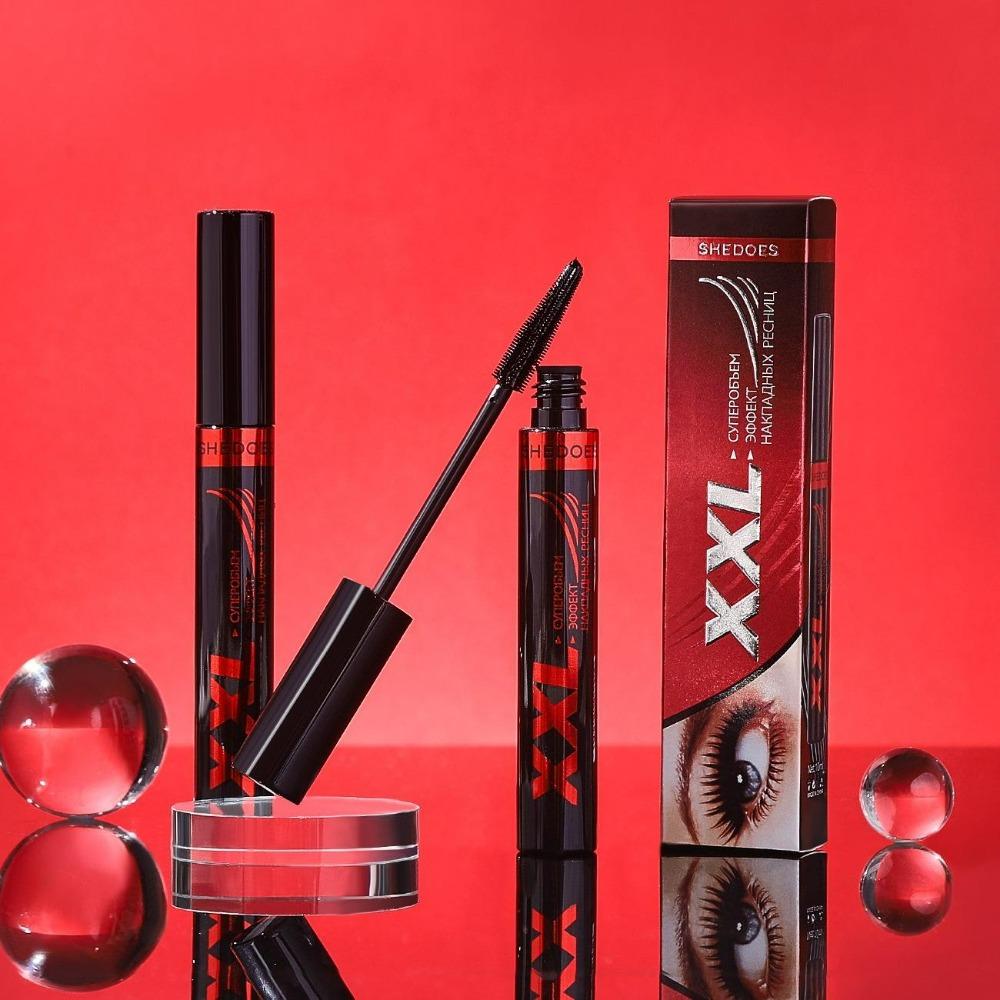 Подходит для начинающих. Прохладная черная водостойкая трехмерная тушь для ресниц. Удлиненная, плотная, легко снимается. Макияж с глаз. Черный.