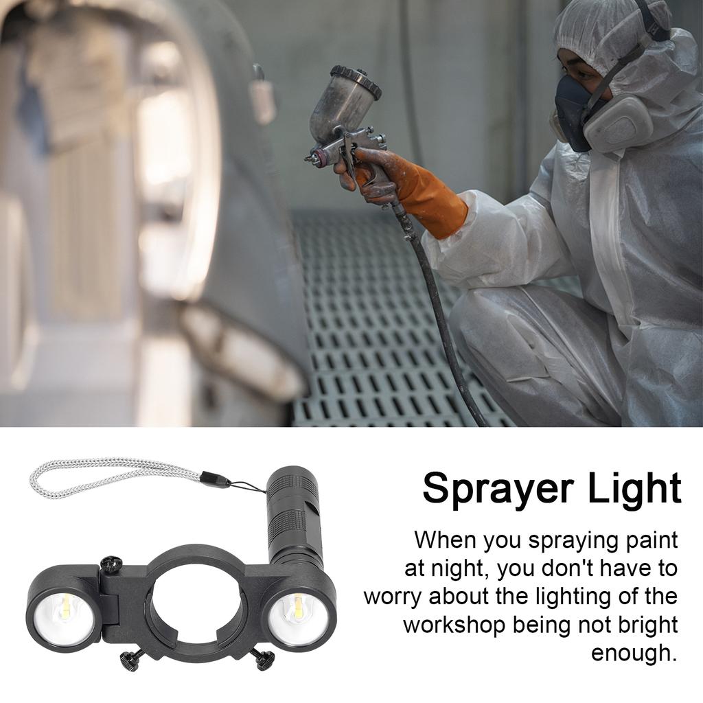 Spraying Machine Lighting Airbrush Light Universal Sprayer Light Aadjustable Rechargeable Fill In Light for Sprayer