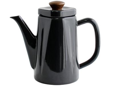 Эмалированный кофейник Nodahoro 1,2 л, цвет Амби Грей, Сделано в Японии, ANB-1.2PGR