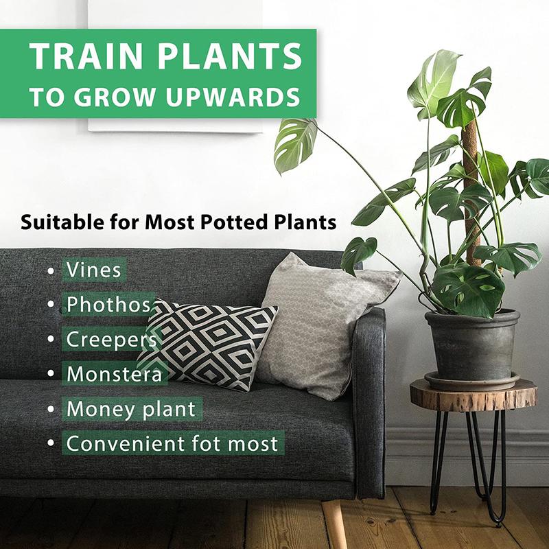 30/40/50/60 см Палка из кокосовой пальмы Поддержание влажности Шпалера для вьющихся растений Опора для растений для садовых вьющихся растений Виноградных растений