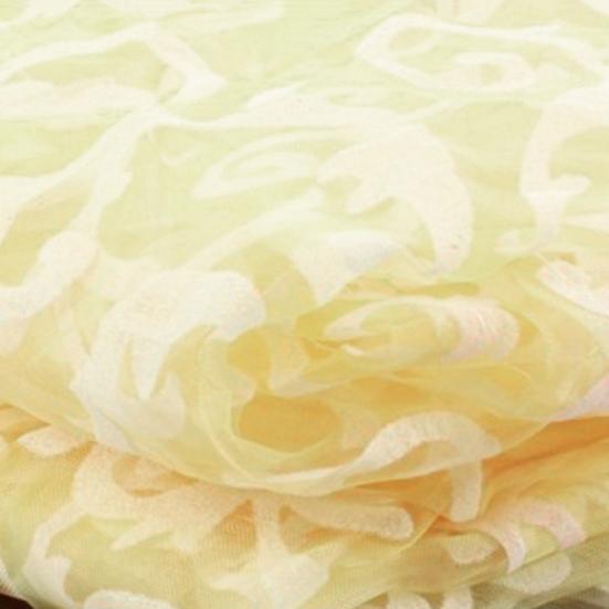 Romantic Floral Vine Pattern Tulle Door Window Curtain Drape Panel Sheer Valance