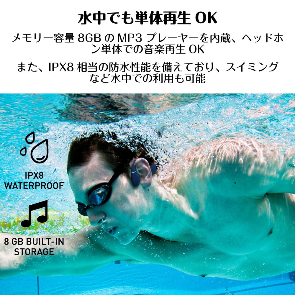 Креативный MP3-плеер Outlier Free Регулируемая вибрация Устойчив к окружающему шуму Костная проводимость Режим низкой задержки Беспроводной Bluetooth