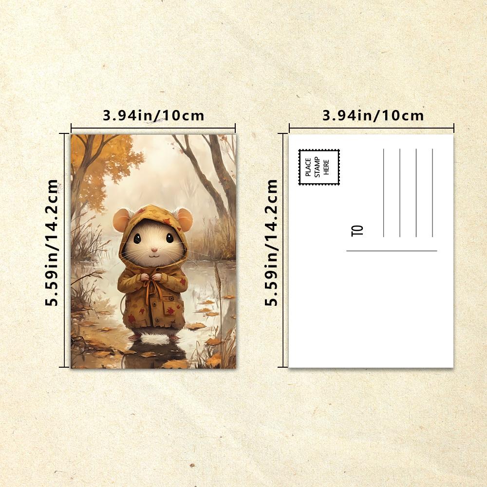 32 шт., винтажные открытки с животными, наклейки на стену, почтовые открытки, поздравительные открытки, открытки для DIY, сувенирные открытки, украшения