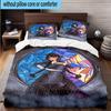 3PCS Stained Glass Gothic Romance 3pcs Bedding,Including 3PCS Duvet Cover And 2pcs Pillowcases Perfect for Christmas,Ideal for Bedroom, Dormitory