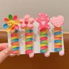 Children's High Elasticity Ponytail Hair Ring - Durable, Gentle On Hair, New Curly Design Hair Accessory for Girls