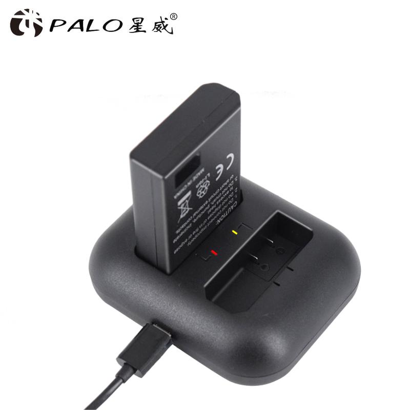 PALO 2 шт. EN-EL14 EL14 EN EL14A аккумулятор для камеры + мини-светодиодное зарядное устройство с двумя USB-портами для Nikon P7800, D5300, D5200, D3200, D3300, D5100,