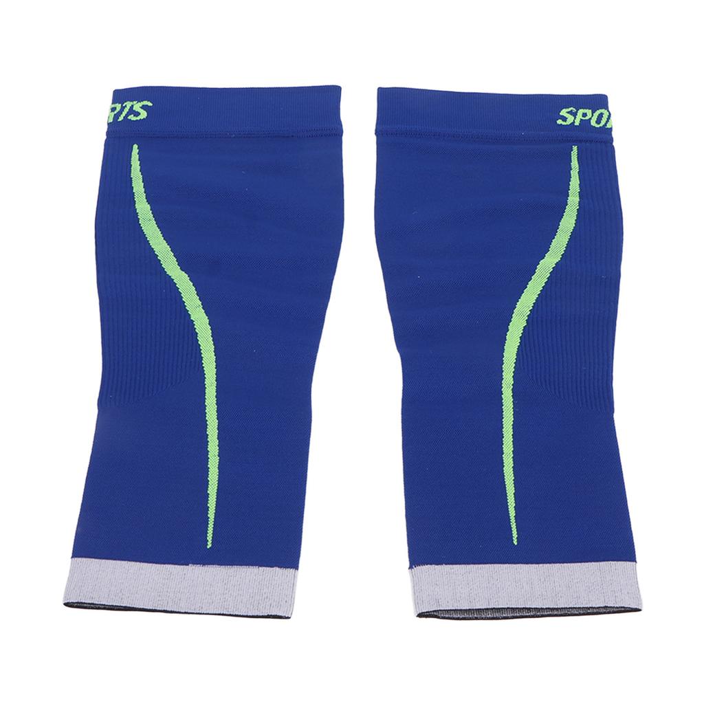 Calf Compression Sleeves Footless Leg Compression Sleeve Splint for Sports Running Dark Blue XXL