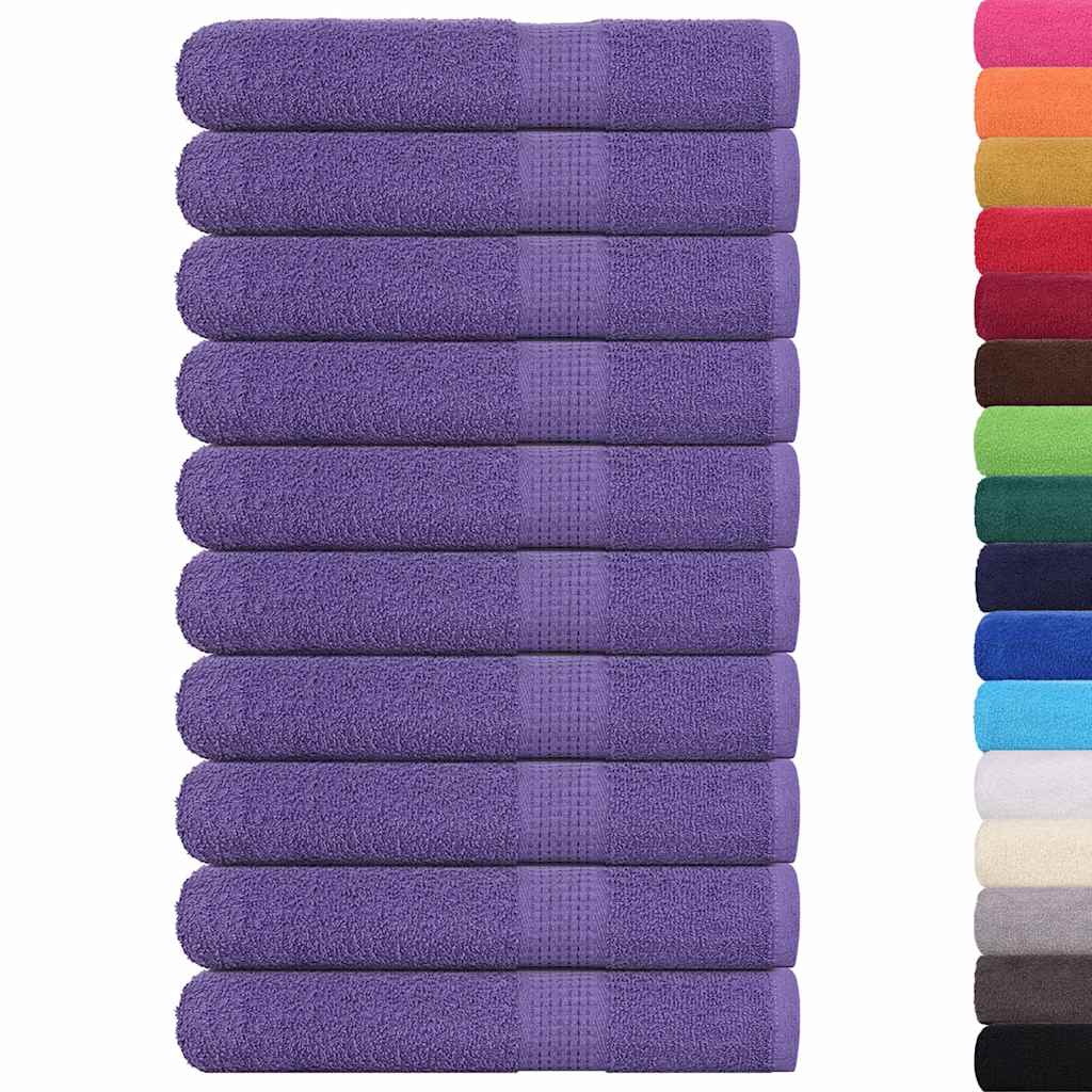 Towels FROGN 10 pcs Purple 100x200 cm 360 g m²