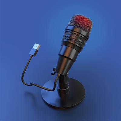 USB-конденсаторный микрофон Plug and Play игровой микрофон для ноутбука, телефона, записи, потокового вещания, караоке