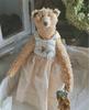 [USED] Gentle Lady Bear Teddy Bear Handmade by Overseas Artists