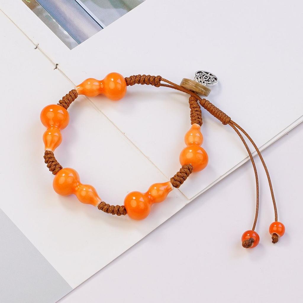 Керамический браслет-бусины в форме тыквы из Цзиндэчжэня, атмосферный, рекомендуется в качестве подарка семье и друзьям