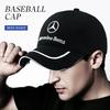 PIG4 For Mercedes Benz AMG Car Emblem Embroidery Snapback Baseball Cap Spring And Autumn Outdoor Adjustable Casual Hats Sunscreen Hat