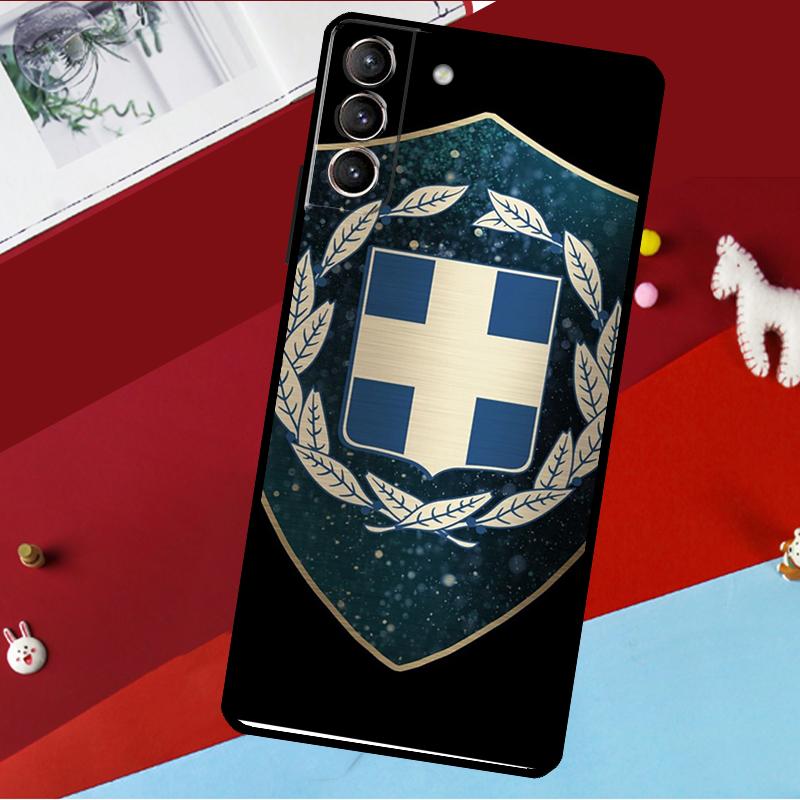 Греция Греческий Национальный Флаг Чехол Для Samsung Galaxy S26 Ultra S24 S22 S23 S25 Plus S20 S21 FE S9 S10 S25 FE Чехол для Телефона
