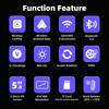 EKIY 5 Inch Motorcycle Carplay GPS WiFi MOTO Navigation Wireless CarPlay Wireless Android Auto Motor Rotating Screen