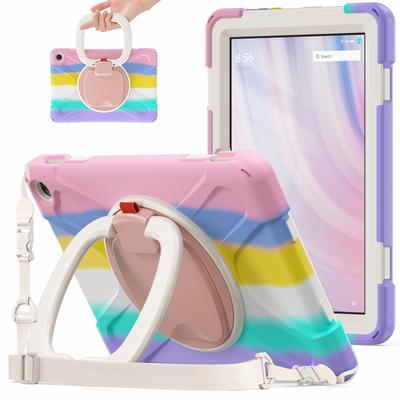 Для Amazon Fire HD 10 (2023) Прочный чехол-подставка для планшета с плечевым ремнем