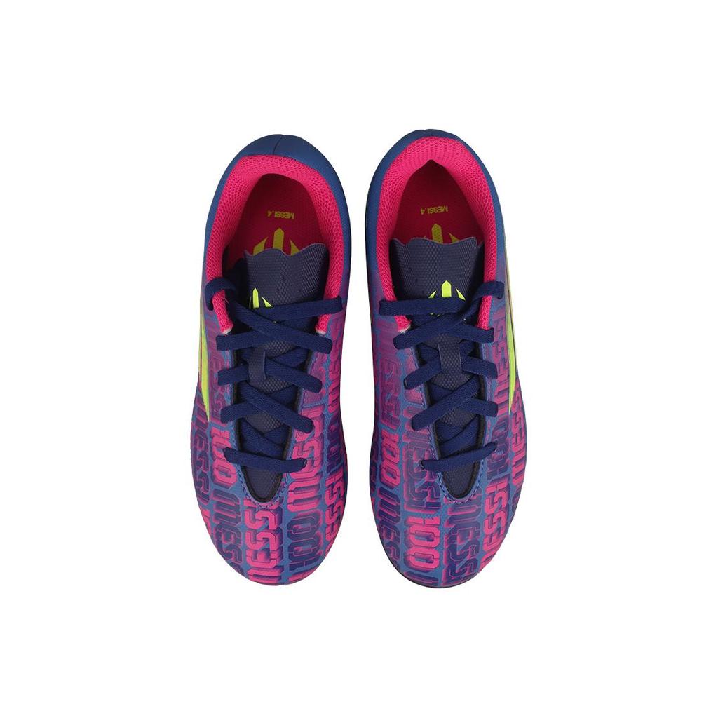 adidas X Speedflow Messl.4 X Скользкие Устойчивые к истиранию Низкие Детские Футбольные Бутсы Синие Детские FY6933