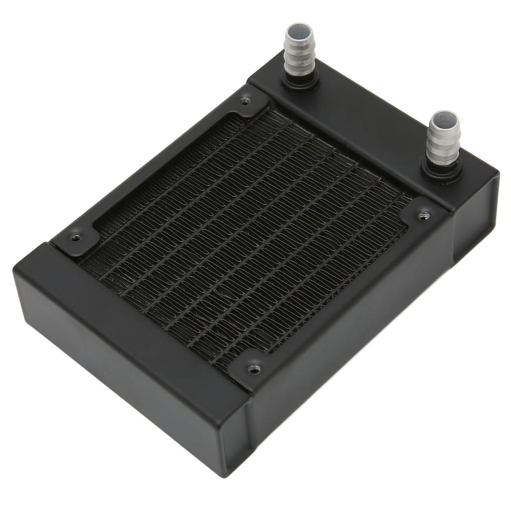 Алюминиевый теплообменник 8 трубок 9,5 мм штуцер 80 мм хорошее рассеивание тепла водяное охлаждение с винтами