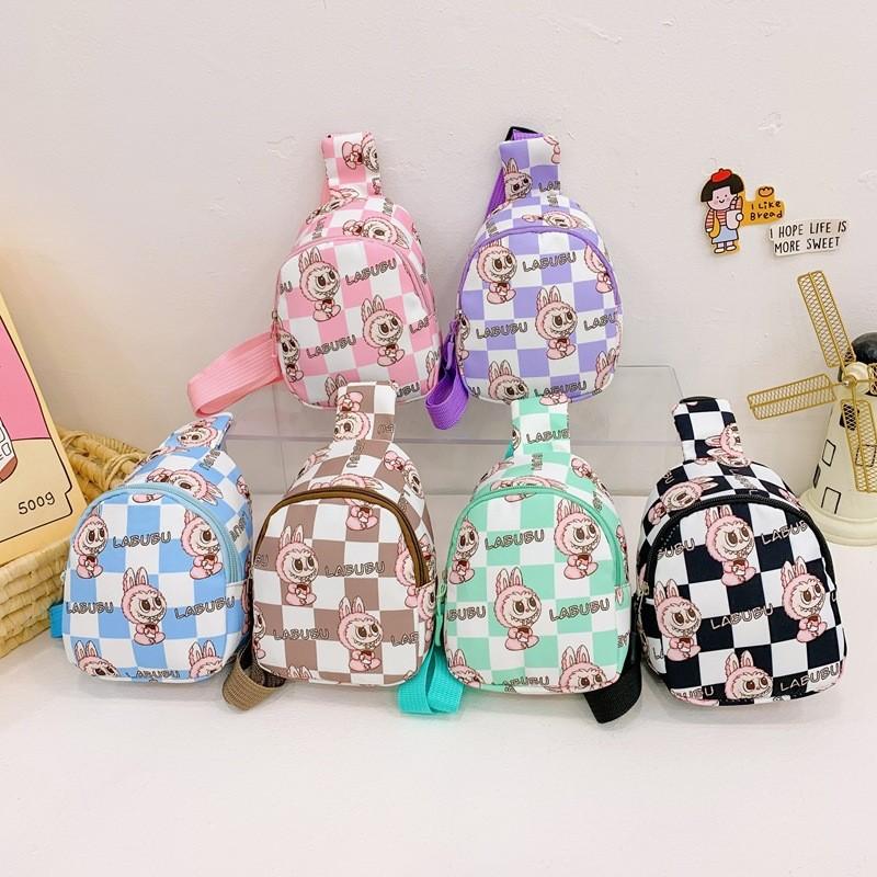 Повседневная мультяшная наплечная сумка для малышей с легким дизайном для ежедневного использования